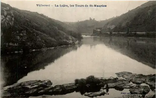 Villerest, La Loire, les Tours de St-Maurice -365584