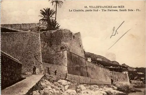 Villefranche-Sur-Mer, La Citadelle, partie Sud, The Fartress -366902