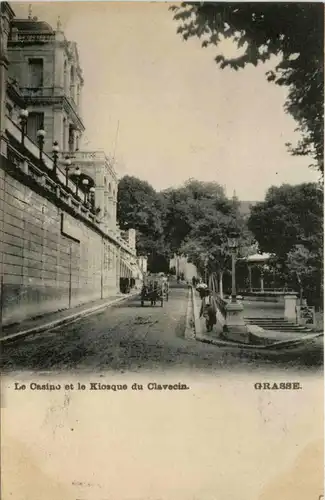 Grasse, Le Casino et le Kiosque du Clavecin -366942