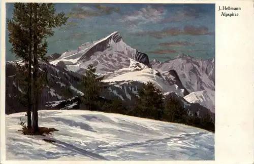 Künstlerkarte Hellmann - Alpspitze -425140