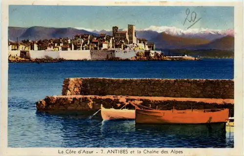 Antibes, et la Chaine des Alpes -367278