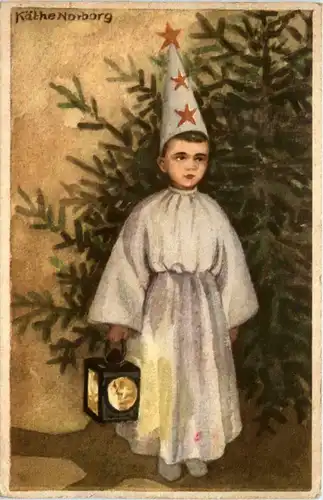 Künstlerkarte Käthe Norborg - Weihnachten -425236