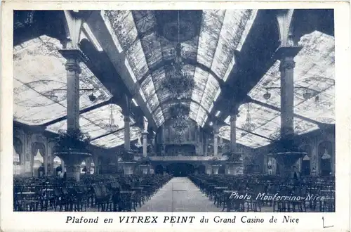 Nice, Plafond en Vitrex Peint du Grand Casino -367558