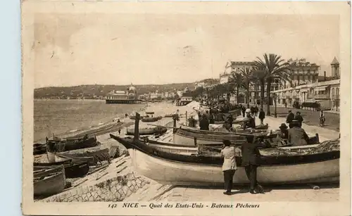 Nice, Quai des Etats-Unis - Bateaux Pecheurs -366576