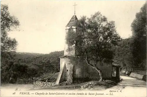 Vence-la-Jolie, Chapelle de Saint-Colombe et ancien chemin de Saint-jean -366852