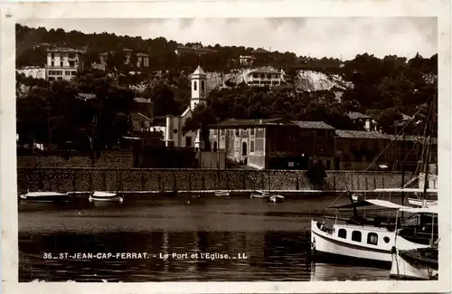 St-Jean-Cap-Ferrat, Le Port et lÈglise -366736