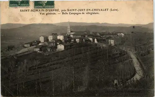 Saint-Romain-DÙrphe, pres Saint-Just-en-Chevalet, Vue generale -365520