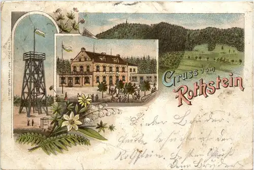 Gruss vom Rothstein - Litho - Sohland -425854