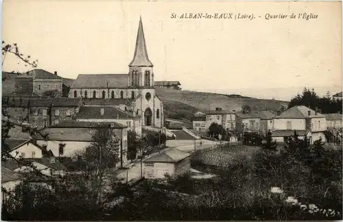 St-Alban-les-Eaux, Quartier de LÈglise -365560
