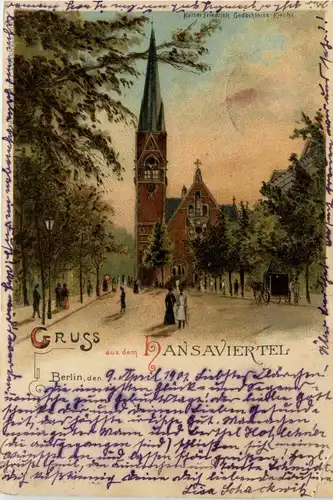 Berlin - Gruss aus dem Hansaviertel -425894