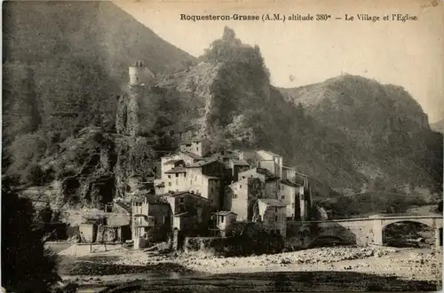 Roquesteron-Grasse, Le Village et lÈglise -366654