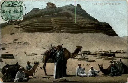 Egypt - Scene in the Desert -448882