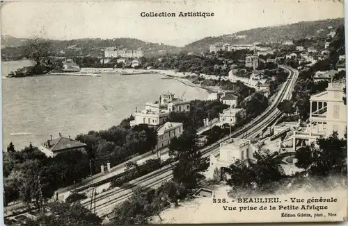 Beaulieu sur Mer, Vue generale, Vue prise de la Petite Afrique -367200