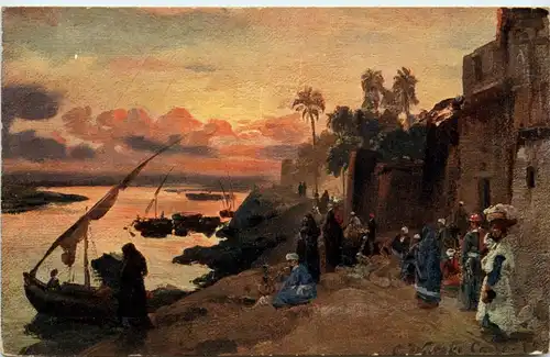 Egypt - Evening on the Nile -448922