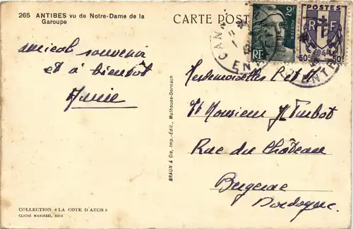 Antibes, vu de Notre-Dame de la Garoupe -367280