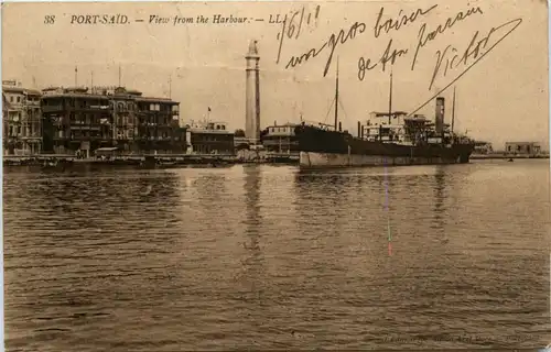 Port Said - View from Harbour -448856