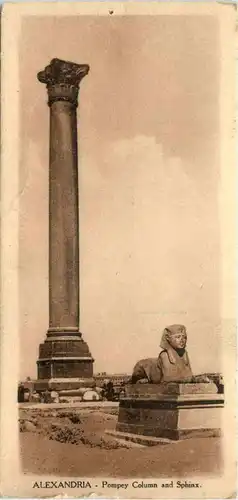 Alexandria - Pompey Column and Sphinx -448876