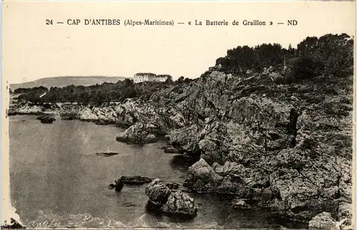 Antibes, La Batterie de Graillon -367320