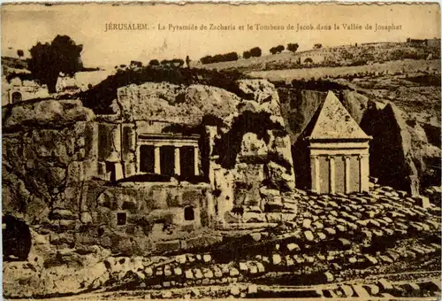 Jerusalem - Pyramide de Zacharia -449102