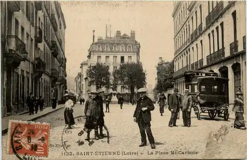 Saint-Etienne, La Place Mi-Careme -366100