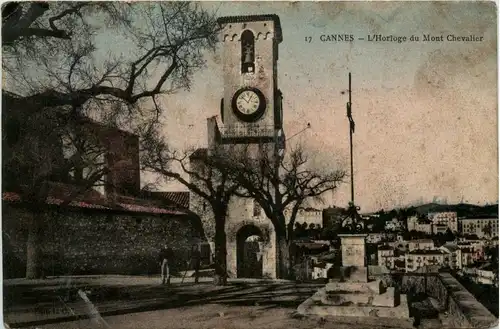 Cannes, L`Horloge du Mont Chevalier -367054