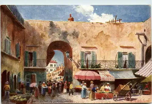 Nice, Entree de la poissonnerie -367556