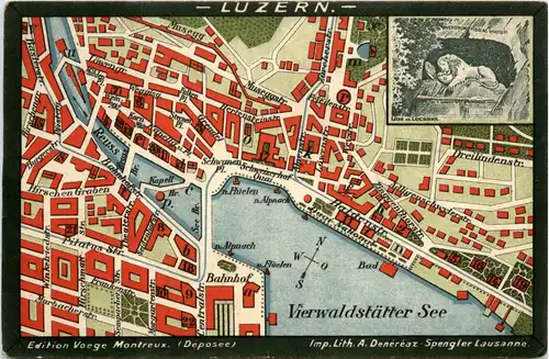 Luzern - Landkarte -426938