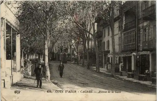 Cagnes, Avenue de la Gare -367780