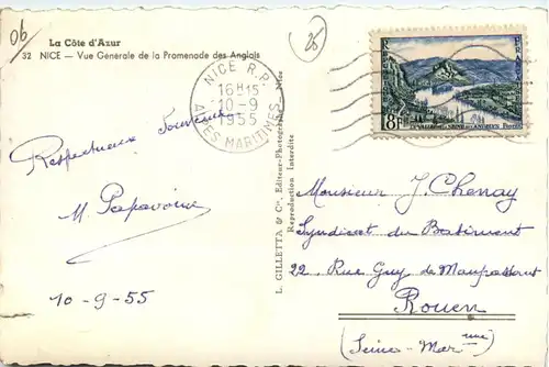 Nice, Vue Generale de la Promenade des Anglais -366570