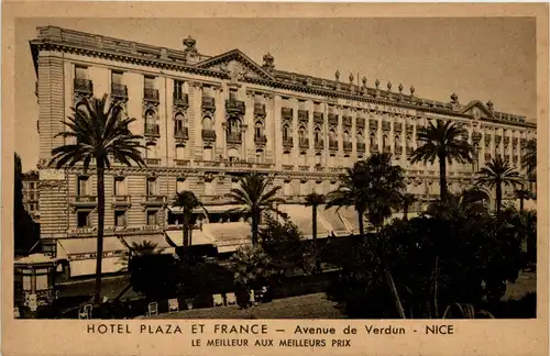 Nice, Hotel Plaza et France - Avenue de Verdun -367614