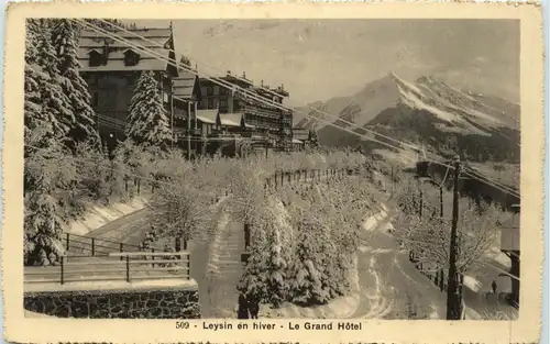 Leysin en hiver - Le Grand Hotel -449696