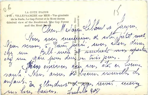 Villefranche-Sur-Mer, Vue generale de la Rade -366910