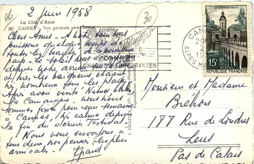 Cannes, Vue generale vers Esterel -367070