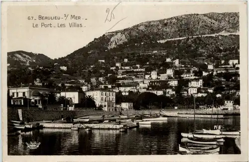 Beaulieu sur Mer, Le Port - Les Villas -367170