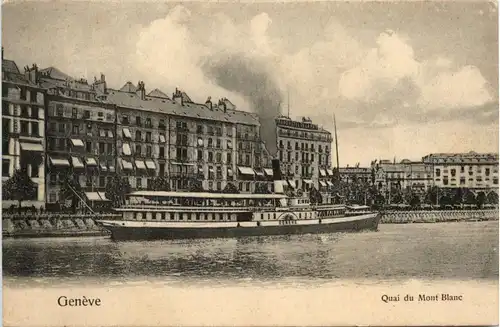 Geneve - Quai du Mont Blanc -450372