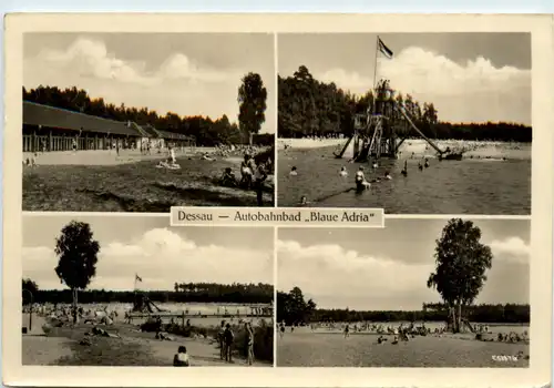 Dessau - Autobahnbad Blaue Adria -428038