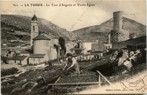La Turbie, La Tour dÀuguste er Vieille Eglise -367470
