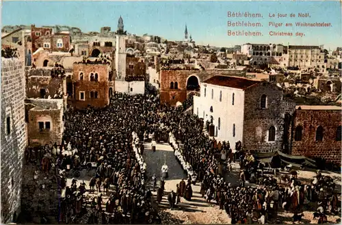 Bethlehem - Pilger am Weihnachtsfest -449866