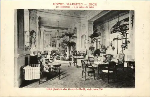 Nice, Hotel Majestic - Une partie du Grand-Hall -367590