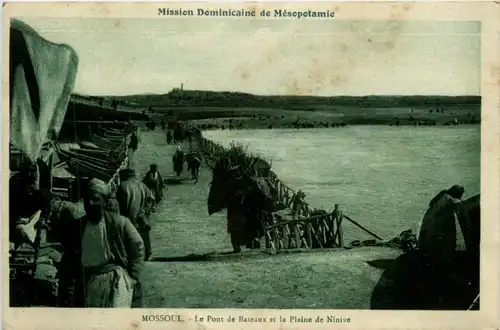 Mossoul - Le Pont de Bateaux -449906