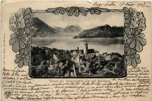 Vitznau mit Bahntrace -449708