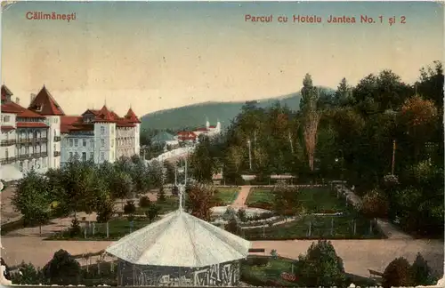 Calimanesti - Parcul cu Hotelu Jantea -450154