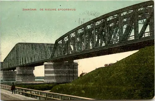 Zaandam - De Nieuwe Spoorbrug -451182