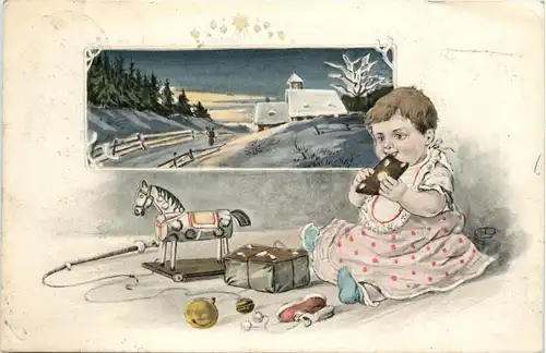 Kind mit Spielzeug -450450