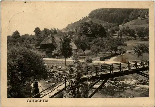 Gutachtal - Bahnpost Konstanz-Offenburg -451576
