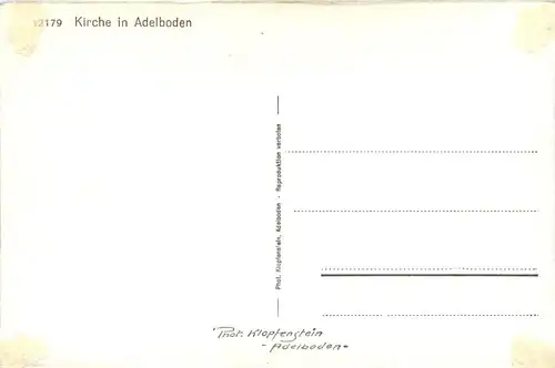 Kirche in Adelboden -451810