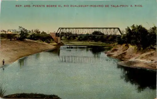 Puente Sobre e Rio Gualehuay -450654