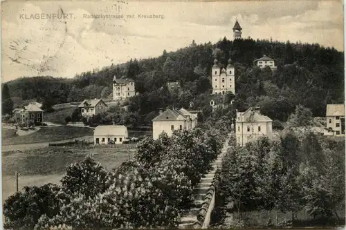 Klagenfurt, Radetzkystrasse mit Kreuzberg -356142