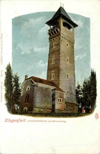 Klagenfurt, Aussichtsturm am Kreuzberg -356202