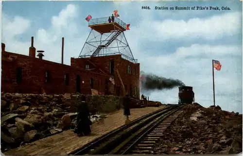 Station on Summit of Pikes Peak Colorado -450914